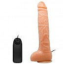 Вибратор реалистичный Beautiful Encounter Dick Vibrator Flesh на присоске, 28 х 4,2 см