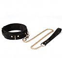     Liebe Seele Boudoir Amor Collar with Leash Black