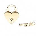   2       Liebe Seele Heart Shape Padloc