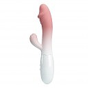 Вибратор-кролик PRETTY LOVE SNAPPY, light pink, 30 режимов вибрации, 19 х 3,2 см