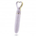 Текстурный вибратор с ручкой в форме сердца Blush Delice Heartthrob, 14 х 2,3 см