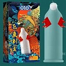 Одноразовая насадка с усиками OLO FLYING KOI (в комплекте 1 презерватив + 1 шарик)