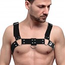 Мужская портупея на грудь Feral Feelings Bulldog Harness, поливинхлорид