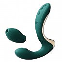 Вибратор-пульсатор с вакуумной насадкой Zalo Talis G-Spot PulseWave Vibrator, подогрев ствола, 16,6 × 14,4 см