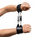 Наручники мужские Art of Sex Handcuffs Dragons man BLACK, экокожа