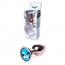  Jewellery Red Gold Plug Light Blue, , 7  2,7 