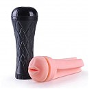 Мастурбатор-ротик в пластиковом футляре Men Powerup Passion Cup Mouth, эффект вакуума, 23,5 х 9,3 см