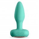 Анальная смарт-вибропробка NS Novelties Techno Prism Green, вращение+вибрация, 10,5 х 3,3 см
