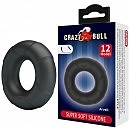 Силиконовое эрекционное кольцо на пенис Crazy Bull ARVELL Super Soft Silicone Ring, 6 х 2,8 х 1,8 см
