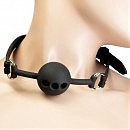   Punishment Silicone Ball Gag Black,  