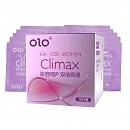 Латексные тонкие текстурированные  с ароматом ванили OLO — HA FOR WOMEN Climax, 10 шт