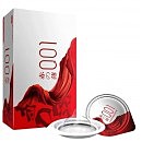 Ультратонкие с гиалуроновой смазкой и термоэффектом OLO — Red & Silver, 10 шт