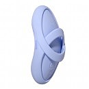 Клиторальный смарт-вибратор на палец Svakom Echo 2 Sky Blue, функция подогрева, 9,2 х 4,2 см