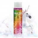 Согревающее съедобное массажное масло вкус: эликсир единорога Nuei HOT OIL Unicorn Elixir, 100 мл