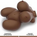 Мастурбатор женский торс Streetgirls #6 Black LoveToy, коричневый, 32,5 x 24 x 16 см