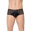 Мужские трусы-шорты Mens Shorts 4520 black Softline, низкая посадка, черные