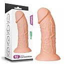 Фаллоимитатор — King-Sized Realistic Curved Dildo 9.5» Flesh 24 х 6,6 см.