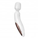 Вибромассажер Satisfyer Wand-erland White/Rosegold, 50 вариантов вибрации, 30 х 5,4 см