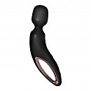 Вибромассажер-микрофон Satisfyer Wand-erland (Black/Rosegold), 50 вариантов вибрации, 30 х 5,4 см