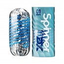 Мастурбатор Tenga Spinner DX 01 Drops, упругая стимулирующая спираль внутри, 12,5 х 5 см