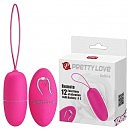 Виброяйцо Pretty Love Selkie Vibrating Egg Pink, беспроводной пульт управления, 6,9 х 3 см