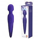 Вибромассажер Pretty Love Antony Heat Massager Blue, функция подогрева, 26 х 4,8 см