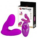 Вибростимулятор простаты Pretty Love Melvin Anal Vibrator Massager Purple, 8,6 х 7 х 2,5 см