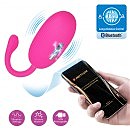 Смарт-виброяйцо с электростимуляцией Pretty Love Doreen Electric Shock Egg Pink (App), 19 х 3,2 см