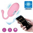Смарт-виброяйцо с функцией электростимуляции Pretty Love Doreen Electric Shock Egg Light Pink (App), 19 х 3,2 см