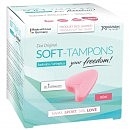 Безнитьевые мягкие тампоны JoyDivision Soft-Tampons Mini, 3 шт