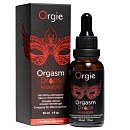 Возбуждающие капли для клитора Orgie Orgasm Drops Kissable, тепло-холод, вкус яблока, 30 мл