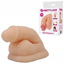 Фаллоимитатор для ношения в трусиках Pretty Love Wildon, телесный, 13,5 х 3,6 см
