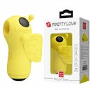 Вакуумный вибростимулятор в виде пчелки Pretty Love Magic Bee Stimulator Yellow, 10 режимов