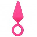 Анальная пробка со стопером-кольцом Chisa Sweet Breeze розовая, 7,1 х 2,5 см