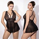 ������� �������� � ��������� ������ JSY P61151 Black Plus Size, ������