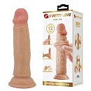 Фаллоимитатор PRETTY LOVE QUENTIN, подвижная крайняя плоть, 18,4 х 4,2 см