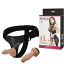 ������� �������  Baile Jessica Strap On Super Belt Strap On Set, 10,5 � 3 ��
