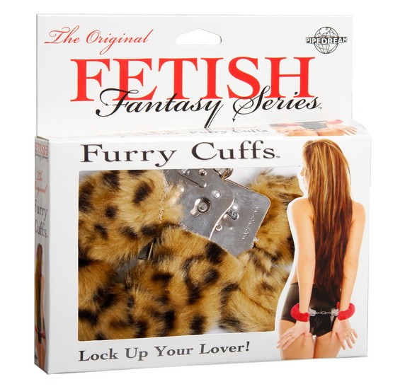  Furry Cuffs Cheetah