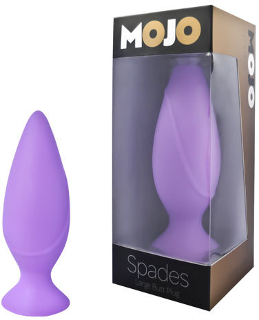 Mojo Spades Large Butt Plug Purpl