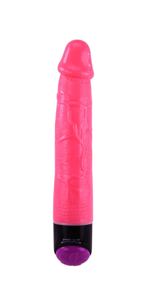 Gel Vibrator — 238x38mm. Pink