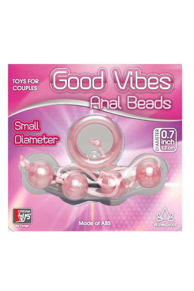 GOOD VIBES ANAL BEADS SMALL PINK