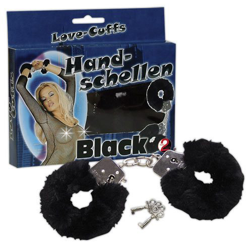  Handschellen «Love Cuffs Black»