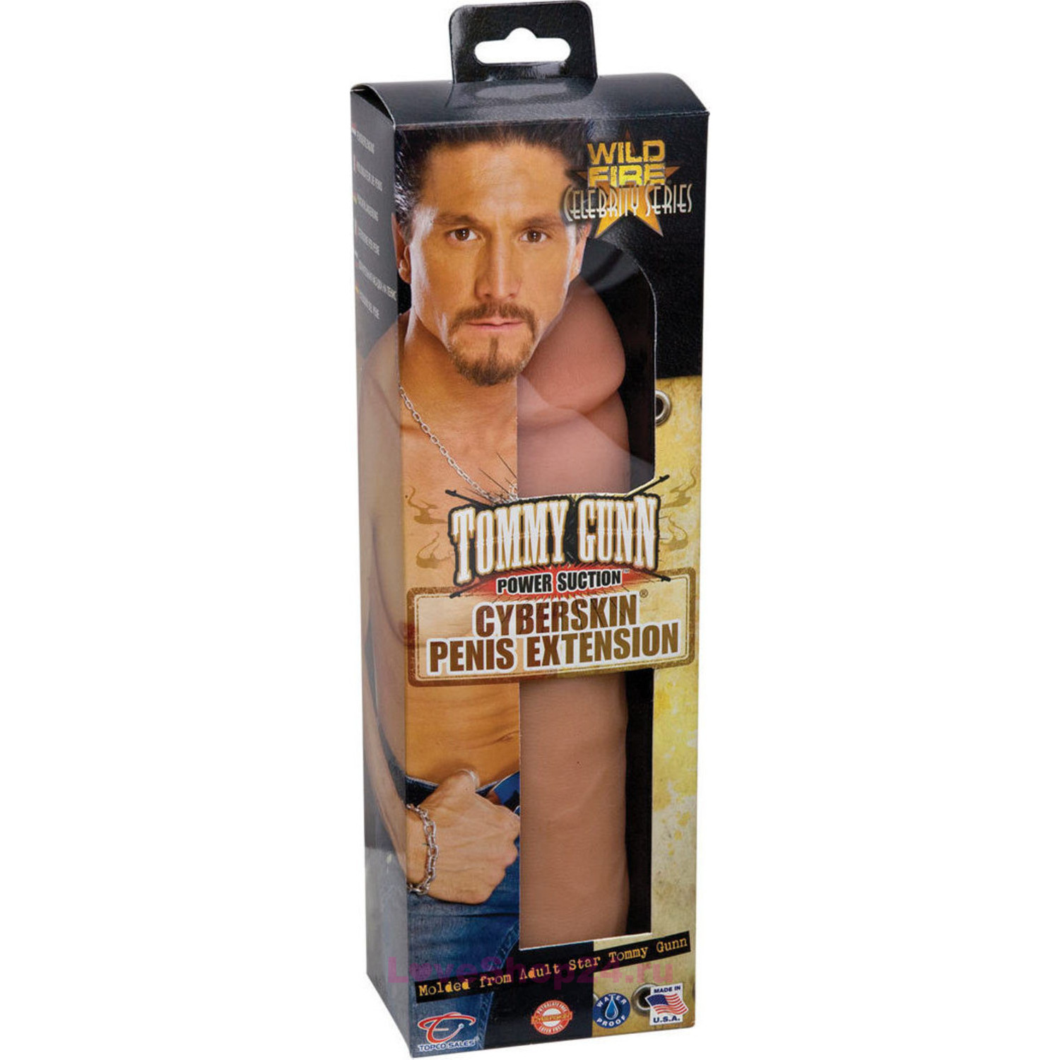     Celebrity Series Tommy Gunn Power Suction Penis Extension, 22.175.2 