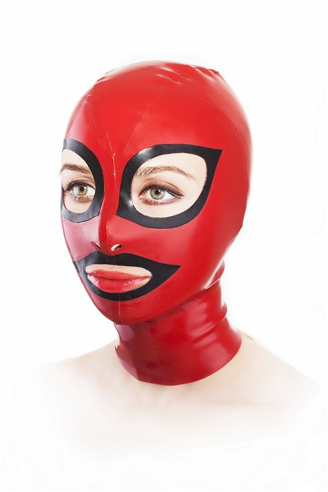            Latex Mask With Zipper
