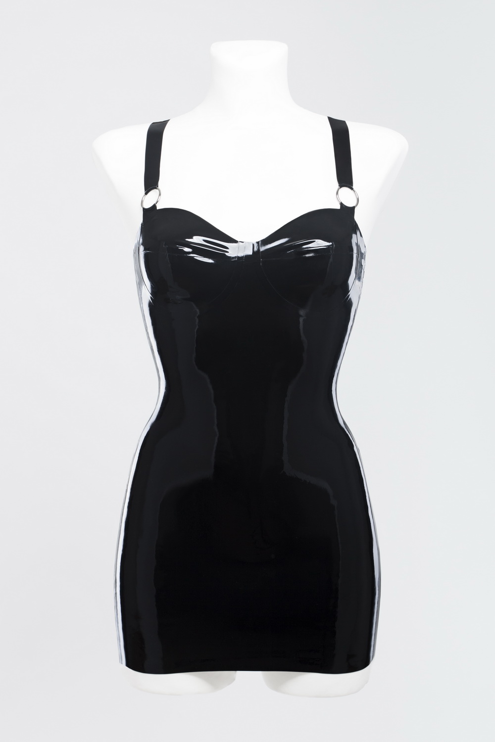      Latex Dress With Rings