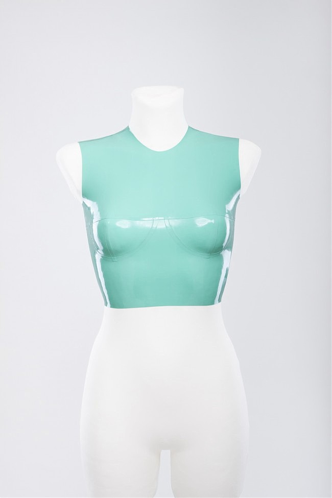       Latex Half Top With Cups