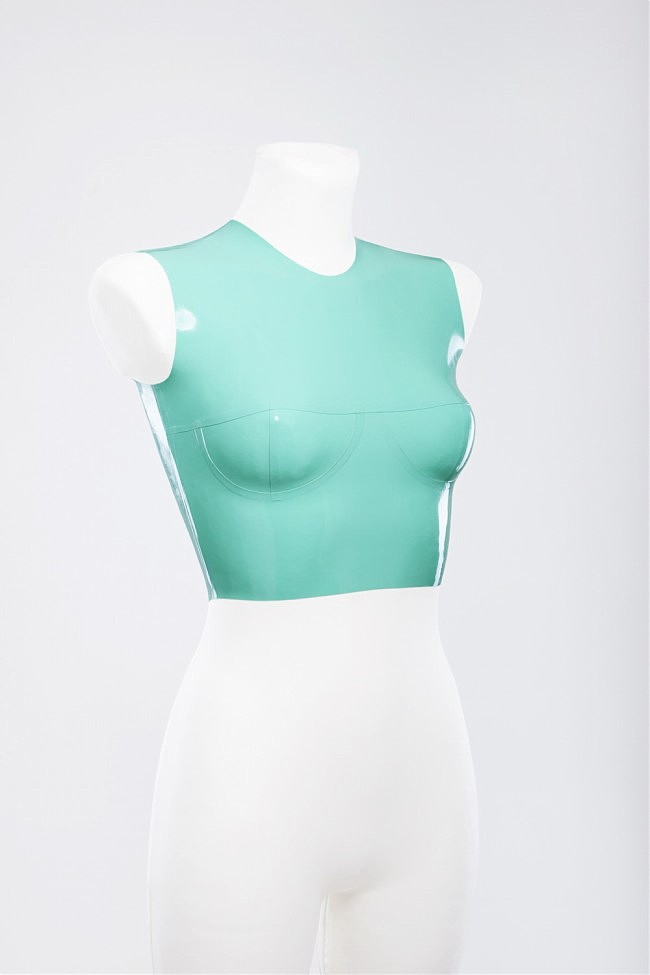       Latex Half Top With Cups