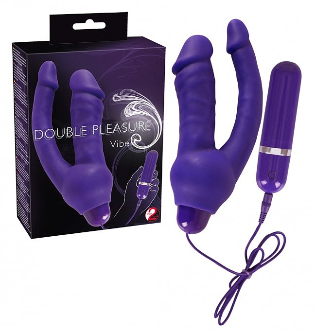   You2Toys Douple Vibrator Purple, 18 