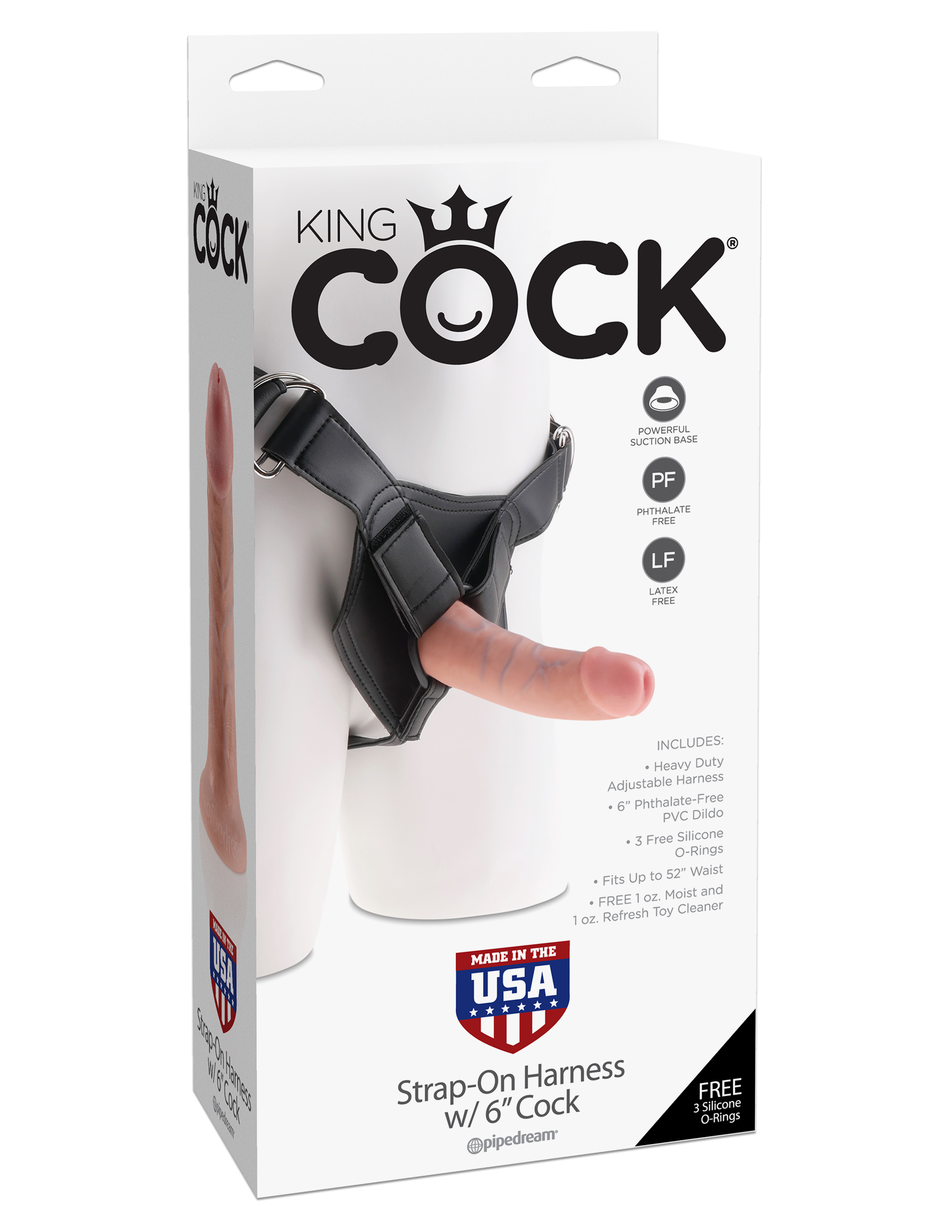 ������� King Cock Strap-on Harness 6&raquo;, 15,2�4,1 ��