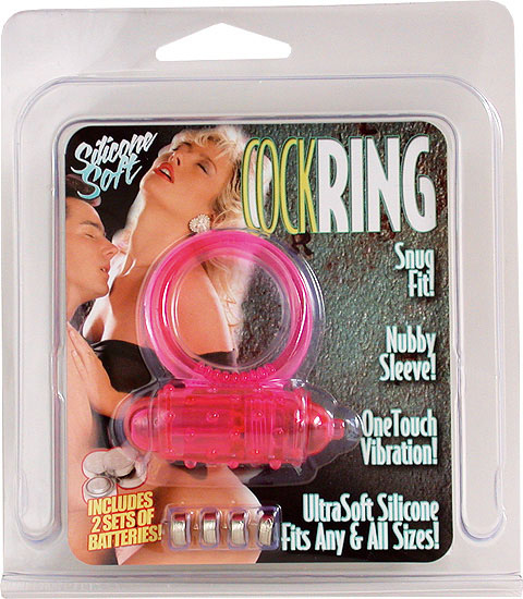  Cockring Silicon Vibr Clear